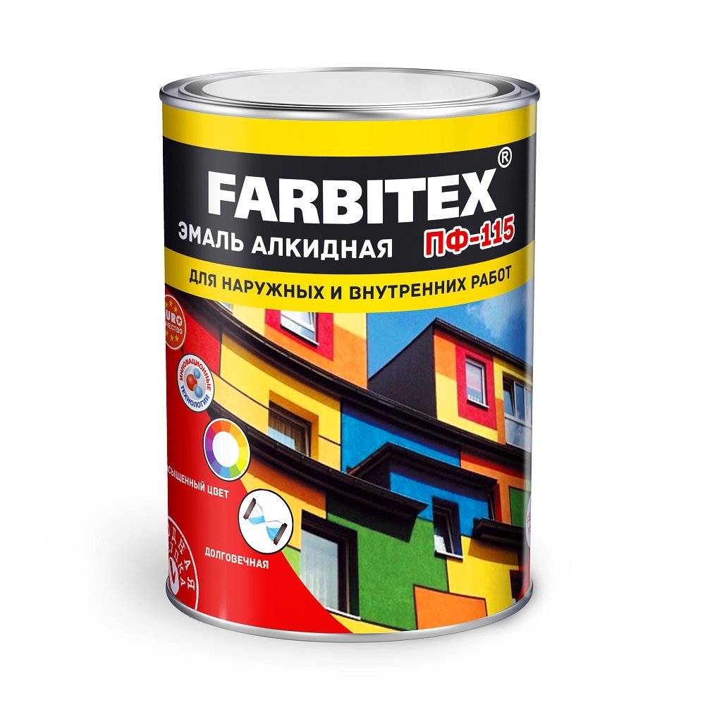 Эмаль алкидная ПФ-115 FARBITEX